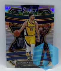 2019-20 SELECT SILVER PRIZM REFRACTOR GOGA BITADZE CONCOURSE ROOKIE #32 PACERS